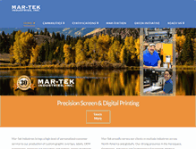 Tablet Screenshot of mar-tekind.com